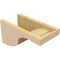 Ekena Millwork 7"W x 14"D x 7"H Wide Del Monte Rough Cedar Woodgrain TimberThane Corbel, Primed Tan CORUR07X14X07DELRCPR - alternate 3